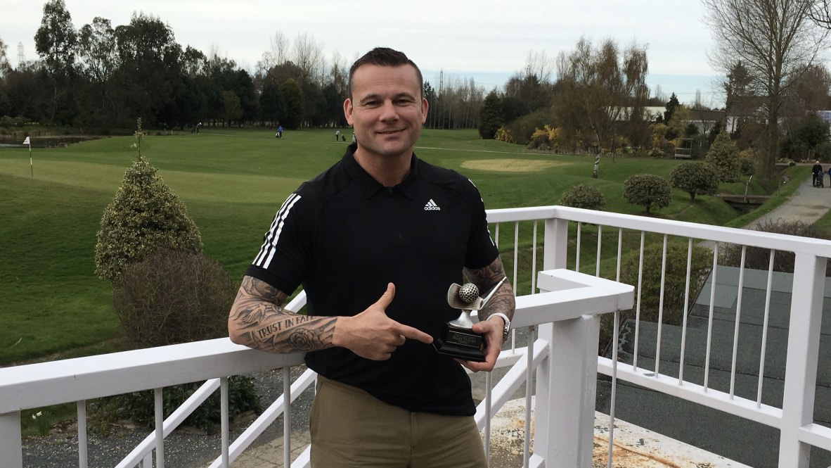 Heppys Golf Society - 2016 Head Down Follow Through Trophy Winner - James Ruhmann
